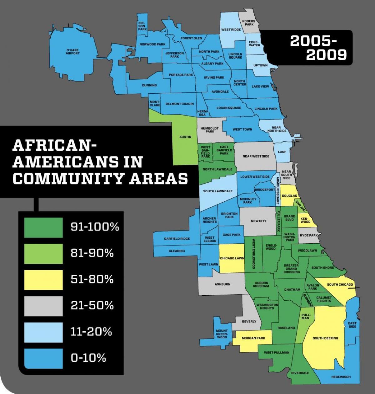시카고 지역 범죄 지도