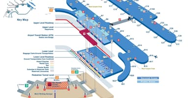 지도 O'Hare 공항 터미 1