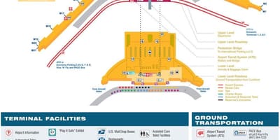 지도 O'Hare 공항 터미 5