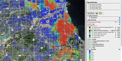 시카고 촬영 핫스팟 지도